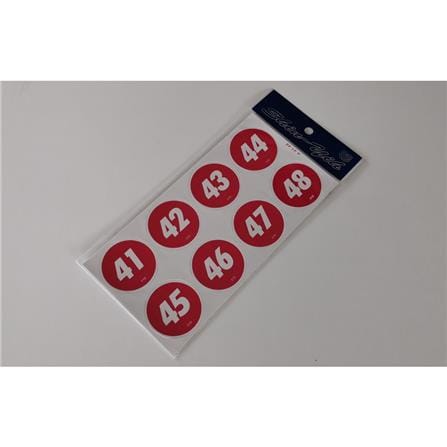 SHIN YIH SIGNAGE 5"X10" A 41-48 TABLE NUMBER