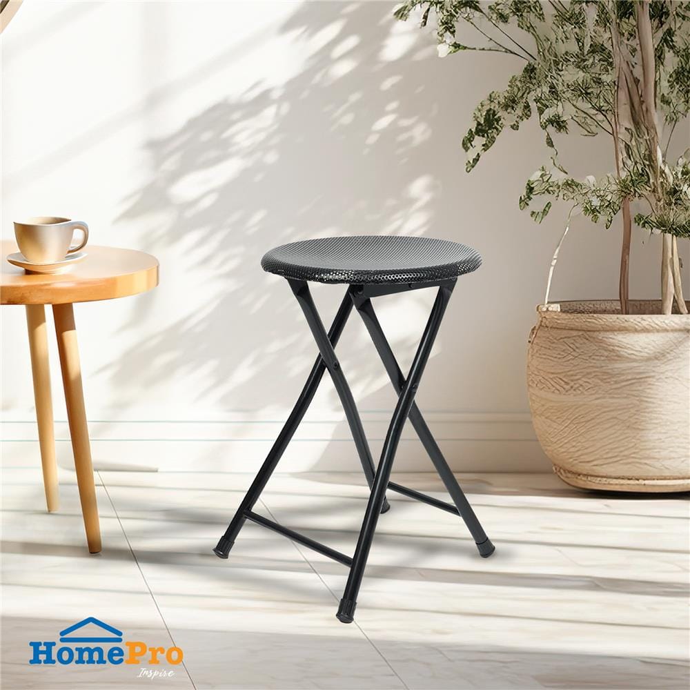 FOLDING CHAIR FURDINI HEAVEN HOLES BLACK