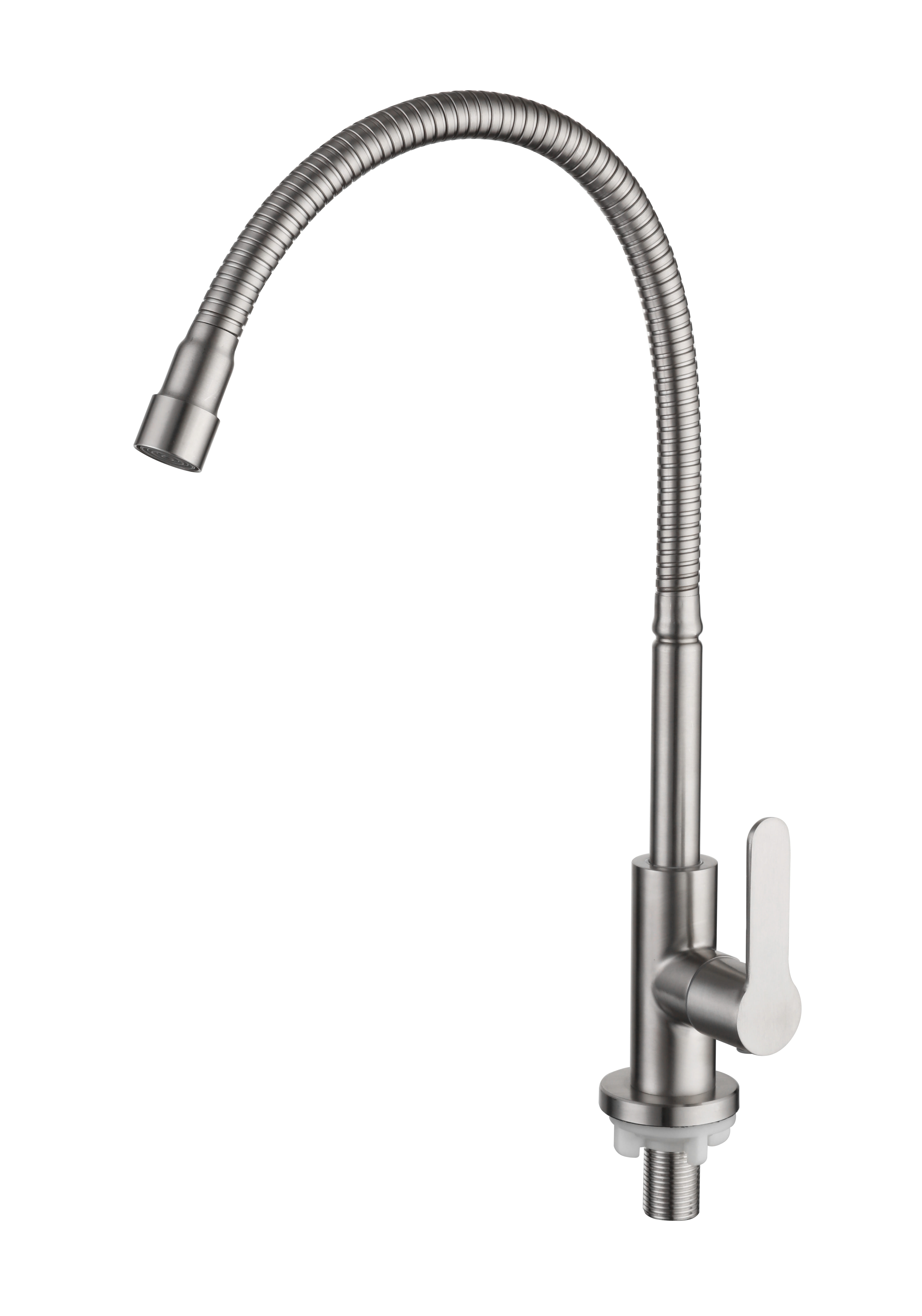 LIVINOX SINK FAUCET PILLAR LST-MA101F MATT STAINLESS STEEL