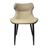 DINING CHAIR H005 PU KHAKI BEIGE