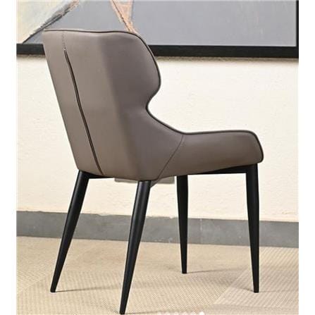 DINING CHAIR H005 PU KHAKI BEIGE