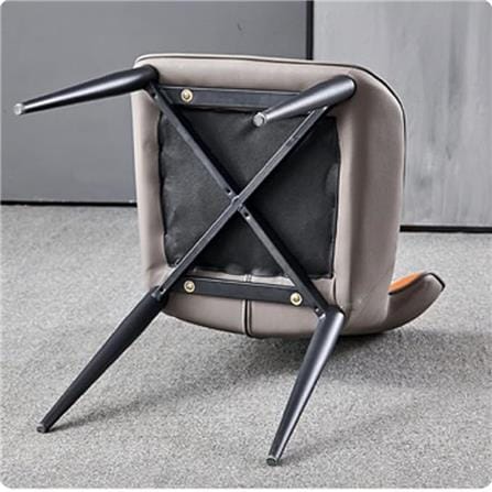 DINING CHAIR H005 PU KHAKI BEIGE