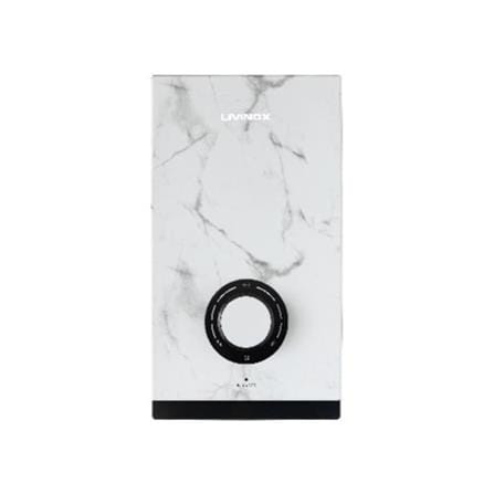 LIVINOX SHOWER HEATER DC PUMP WITH HAND SHOWER LWH-TS-DC-WM WHITE MARBLE