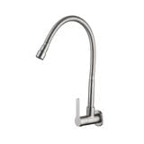 LIVINOX SINK FAUCET WALL LST-MA201F MATT STAINLESS STEEL