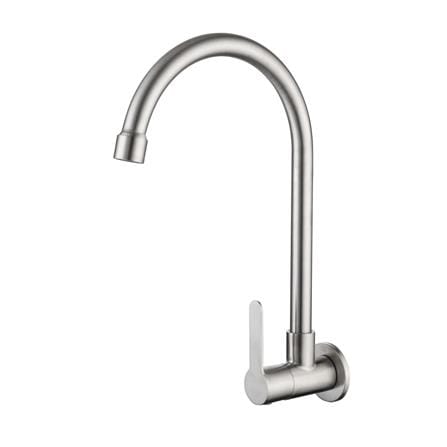LIVINOX SINK FAUCET WALL LST-MA211-UC MATT STAINLESS STEEL