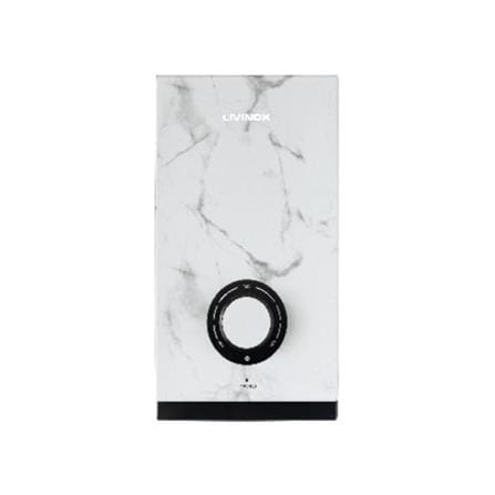 LIVINOX SHOWER HEATER DC PUMP WITH RAIN SHOWER LWH-TS-DC-RWM WHITE MARBLE