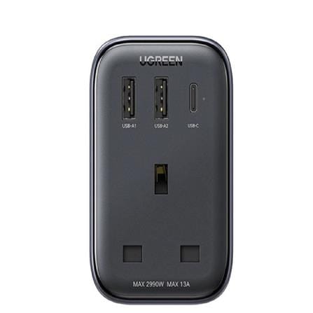UGREEN OUTLET EXTENDER (1 AC OUTLET + 30W 2A1C)