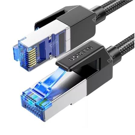 UGREEN CAT 8 F/FTP ROUND ETHERNET CABLE NYLON BRAID 15M (BLACK)