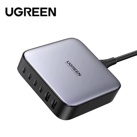 UGREEN NEXODE GAN FAST DESKTOP CHARGER 200W 1M UK 4C2A BLACK