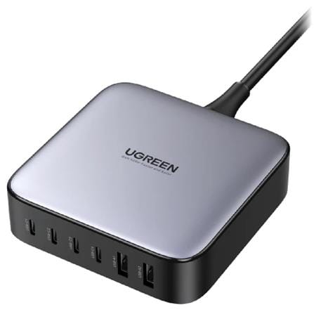 UGREEN NEXODE GAN FAST DESKTOP CHARGER 200W 1M UK 4C2A BLACK