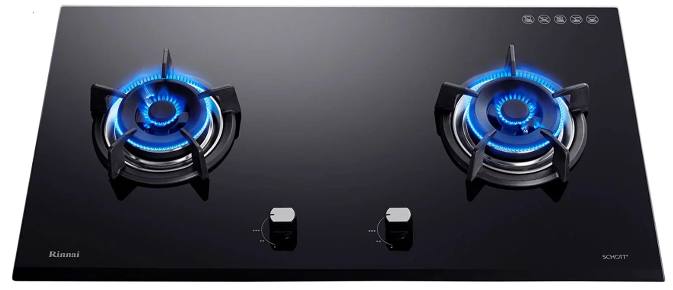 RINNAI FLEXIBLE GAS HOB RB-92G 2BURNER 5.5KW 88CM
