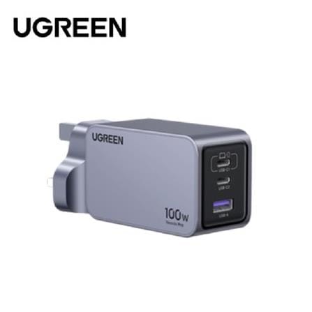 UGREEN NEXODE PRO 100W 2C1A GAN FAST CHARGER + USB-C TO USB-C CABLE 100W 1.5M