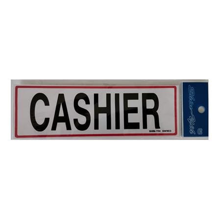 SHIN YIH SIGNAGE 3"X9" SW903 CASHIER
