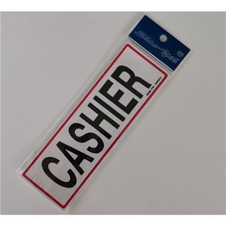 SHIN YIH SIGNAGE 3"X9" SW903 CASHIER