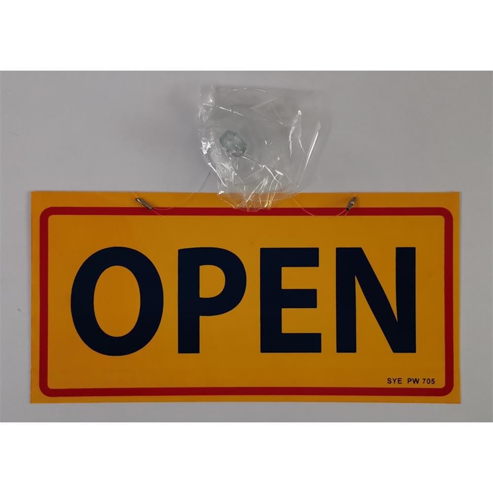 SHIN YIH SIGNAGE 4"X8" PW705 OPEN/CLOSED