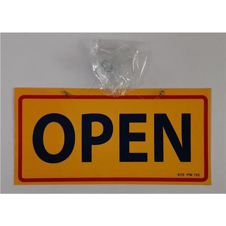 SHIN YIH SIGNAGE 4"X8" PW705 OPEN/CLOSED