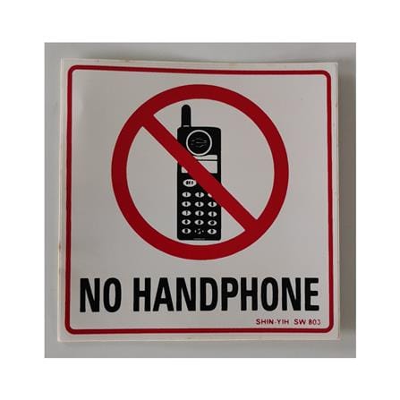 SHIN YIH SIGNAGE 4"X4" SW803 NO HANDPHONE