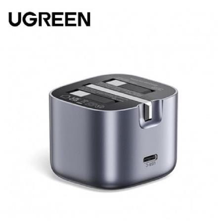 UGREEN NEXODE 30W USB-C PD GAN FAST CHARGER + USB-C TO USB-C CABLE 1M (SPACE GRAY)