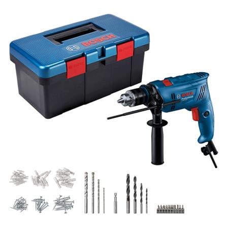 BOSCH 13MM IMPACT DRILL GSB 600 FISHER MAN BOX SET 06011A03L2