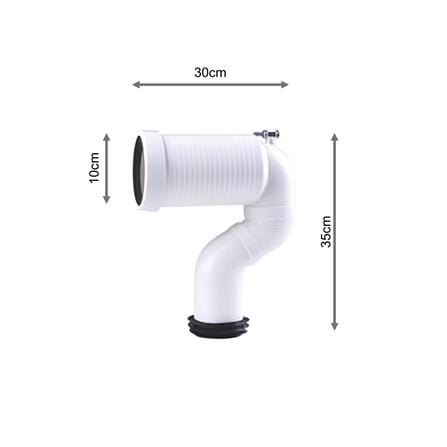 LIVINOX FLEXI CONNECTOR LWC-FT03 PVC WHITE