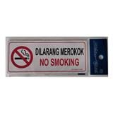 SHIN YIH SIGNAGE 3"X7" SW3711EM DILARANG MEROKOK/NO SMOKING