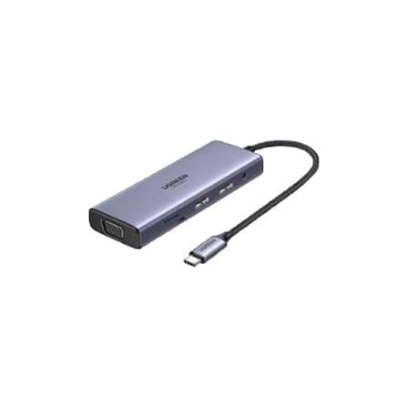 UGREEN HIGH END USB-C 3.2 20GBPS TO 2*USB-A 3.0+2*USB-C 3.0+HDMI 4K@60HZ+RJ45 GIGABIT+SD&TF+PD