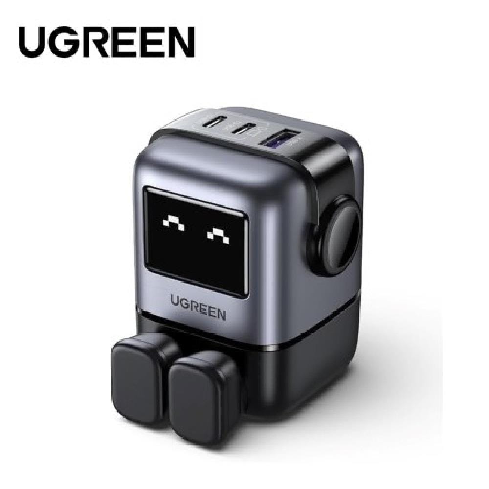 UGREEN NEXODE RG 65W 2C1A ROBOTGAN FAST CHARGER (GREY)