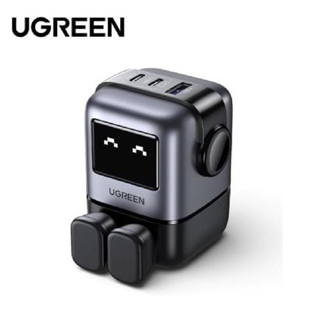 UGREEN NEXODE RG 65W 2C1A ROBOTGAN FAST CHARGER (GREY)