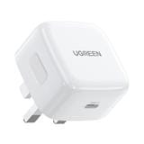 UGREEN 20W USB-C PD FAST CHARGER + USB-C TO LIGHTNING CABLE 1M (WHITE)