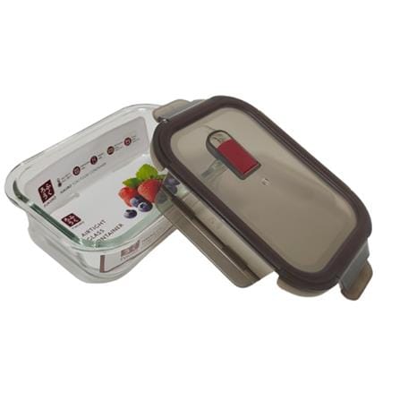 FUKURO YOKI BOROSILICATE GLASS CONTAINER 640ML RECTANGLE