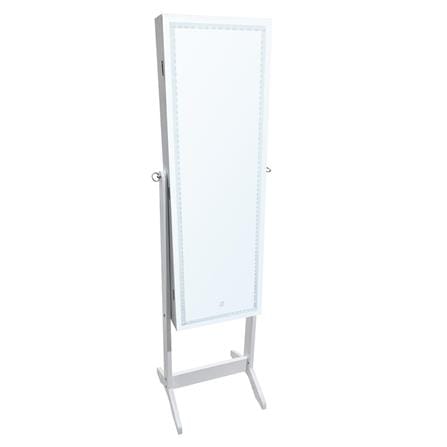 MOYA DECORATIVE MIRROR JEWELRY W6916 WHITE H153XW46.5CM