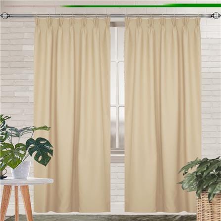 HLS CURTAIN N-HOOK COSMOS 140X220CM BROWN