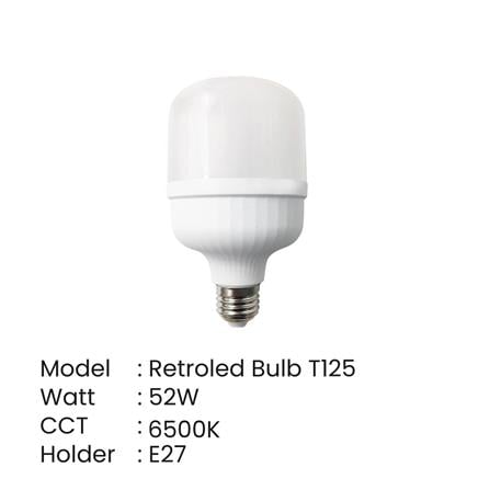 PROJECT - YETPLUS LED BULB 52W 6500 T125 DAY LIGHT