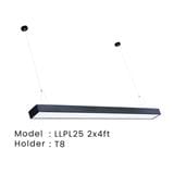 LEDEON 2X4FT (CASING ONLY) LLPL25 BLACK
