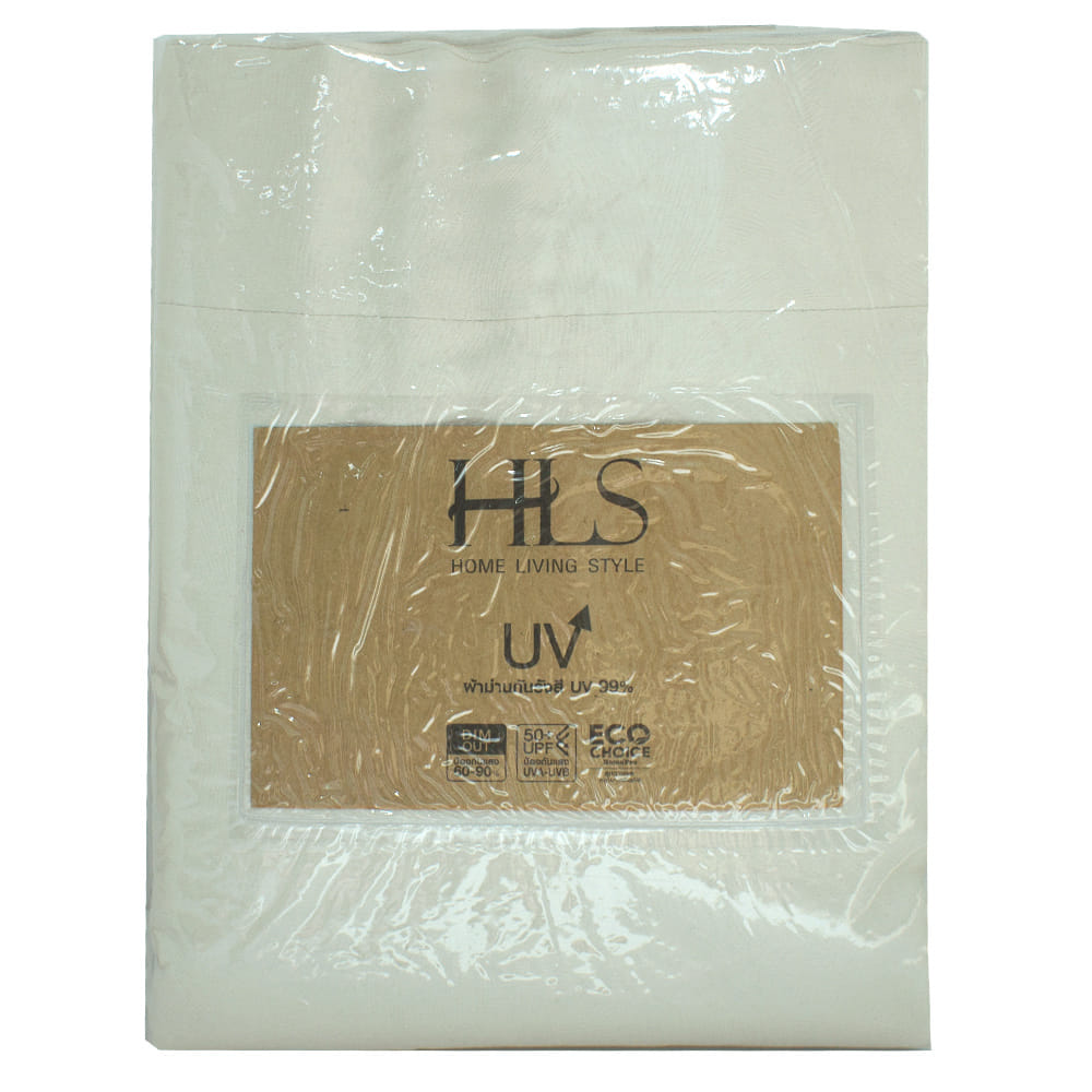 HLS CURTAIN N-HOOK COSMOS 140X250CM CREAM