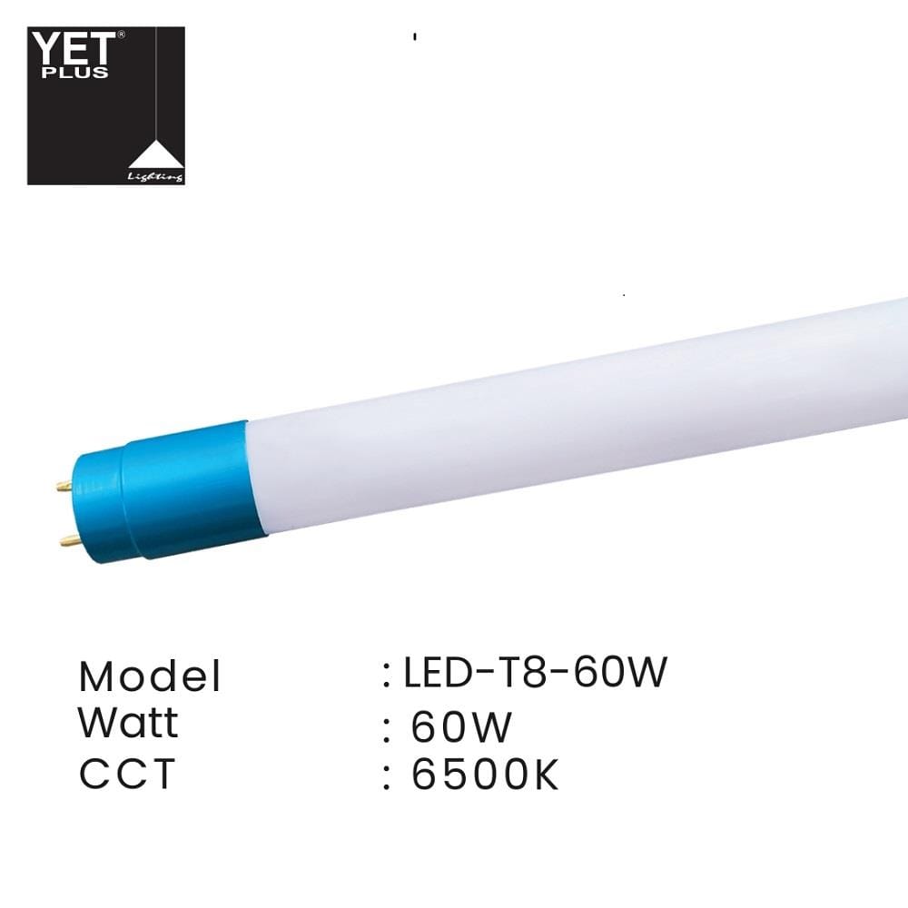 PROJECT - YETPLUS LED T8 TUBE 60W-6500K DAYLIGHT 4FT (N0 COLOR PACKING) BLUE CAP