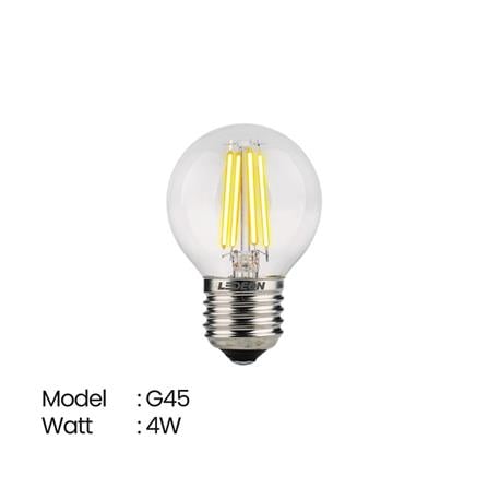 PROJECT - LEDEON FILAMENT BULB G45 4W E27 2700 WARM WHITE