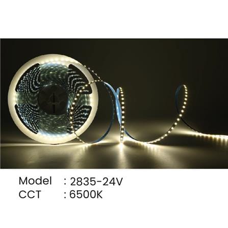 LEDEON 24V 6500 LED STRIP (5M) 2835 DAY LIGHT