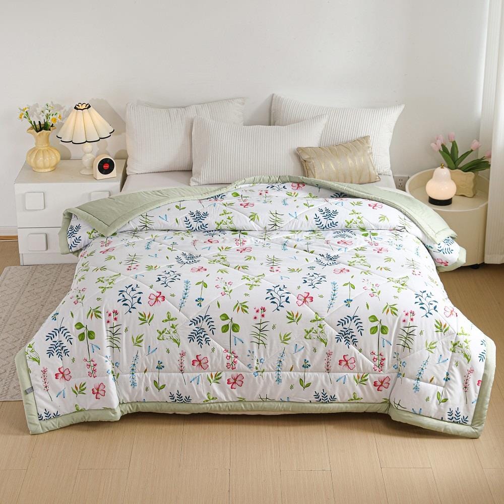 HLS COMFORTER 150X210CM MILKY GREEN