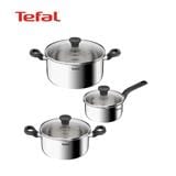 TEFAL STARTER 6PCS SET (SP16CM + STW20CM + STW24CM W/LID) -E325S6