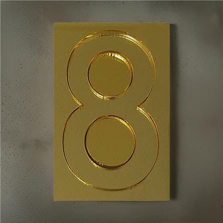 S&T NUMBERING ARABIC 8 91-GOLD
