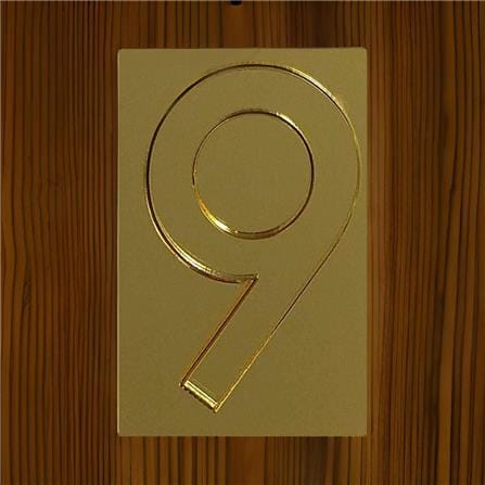 S&T NUMBERING ARABIC 9 91-GOLD