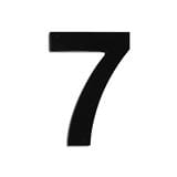 S&T NUMBERING ARABIC 7 75MM BLACK