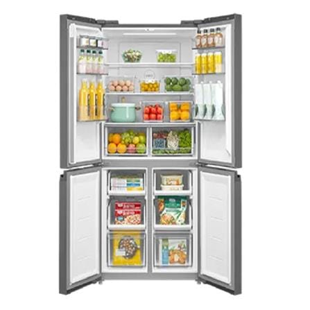 TOSHIBA MULTI DOOR REFRIGERATOR GR-RF611WI-PGY(22) 530L BLACK GLASS