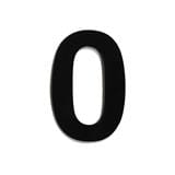 S&T NUMBERING ARABIC 0 75MM BLACK