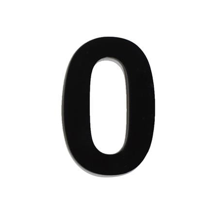 S&T NUMBERING ARABIC 0 75MM BLACK
