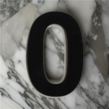 S&T NUMBERING ARABIC 0 75MM BLACK