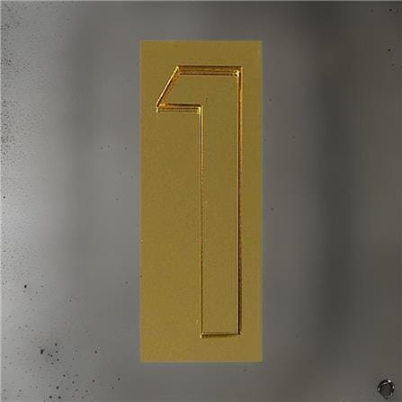 S&T NUMBERING ARABIC 1 91-GOLD