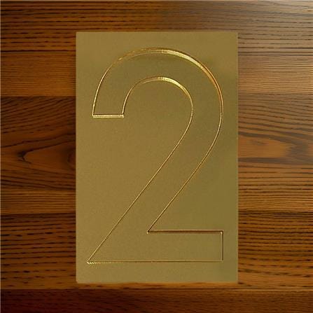 S&T NUMBERING ARABIC 2 91-GOLD