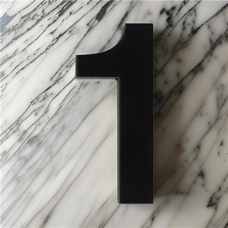 S&T NUMBERING ARABIC 1 75MM BLACK